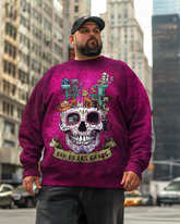 Sweat-shirts grande taille DIA DE LOS GATOS pour hommes